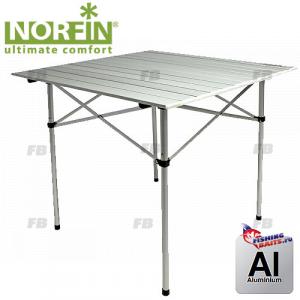Стол складной Norfin GLOMMA-S NF алюминиевый 70x70