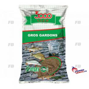 Прикормка Sensas 3000 Club GROS GARDONS 1кг