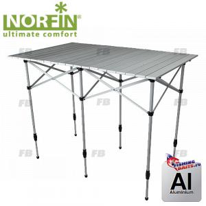Стол складной Norfin GLOMMA-M NF алюминиевый 110x71