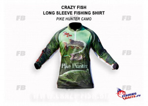 Джерси Crazy Fish Pike Hunter camo - 3XL