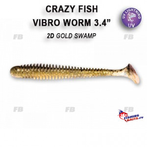 Vibro worm 3.4&quot; 13-85-2d-6