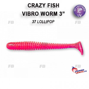 Vibro worm 2&quot; 3-50-37-6
