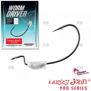 Джиг-Головки Lucky John  Worm Driver 02,0Г Кр.004/0 4Шт.