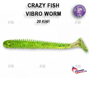 Vibro worm 2&quot; 3-50-20-4