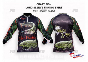 Джерси Crazy Fish Pike Hunter black - M