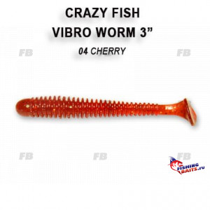 Vibro worm 3&quot; 11-75-4-5
