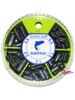 Грузила Salmo EXTRA SOFT малый 5 секц. 0,5-2,6г 060г набор 2