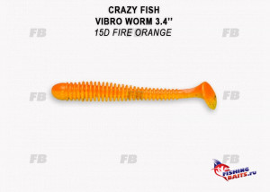 Vibro worm 3.4&quot; 13-85-15d-6-F