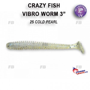 Vibro worm 3&quot; 11-75-25-6