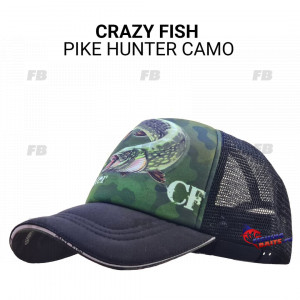 Кепка Crazy Fish Pike Hunter Camo S (kid size)