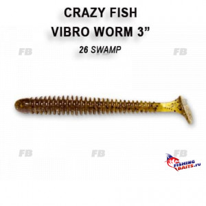 Vibro worm 3&quot; 11-75-26-6