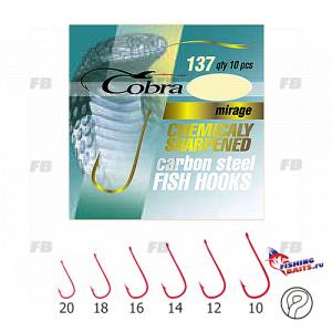 Крючки Cobra MIRAGE сер.137R разм.014 10шт.