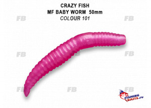 MF Baby worm 2&quot; 66-50-101-9-EF
