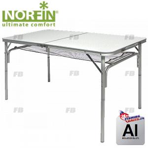 Стол складной Norfin GAULA-L NF алюминиевый 120x60