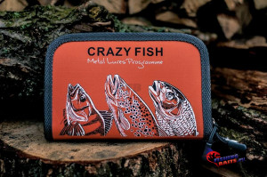 Кошелек для блесен 13х10х3 Crazy Fish Spoon Case (Orange)