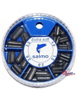 Грузила Salmo EXTRA SOFT малый 5 секц. 1.0-3.5г 060г набор 4