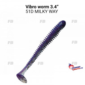 Vibro worm 3.4&quot; 13-85-51d-6