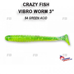 Vibro worm 3&quot; 11-75-54-6