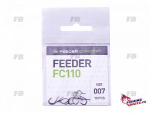 Крючки FC FEEDER сер. FC110 разм.007 10шт.