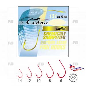Крючки Cobra CAPITAL сер.131R разм.010 10шт.
