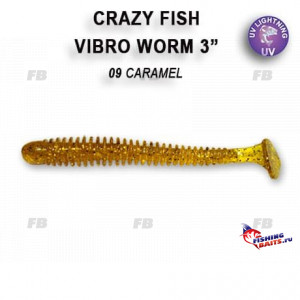 Vibro worm 3&quot; 11-75-9-6