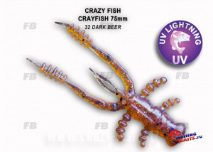 Crayfish 3&quot; 34-75-32-6