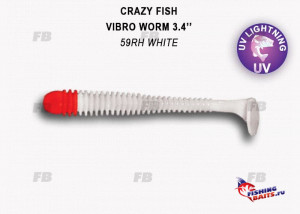 Vibro worm 3.4&quot; 12-85-59RH-6-F