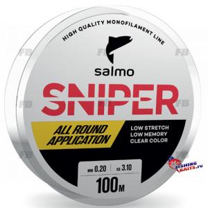 Леска монофильная Salmo Sniper Clear 100/025