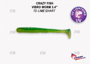 Vibro worm 3.4&quot; 13-85-7d-6
