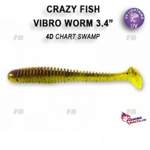 Vibro worm 3.4&quot; 13-85-4d-6-F
