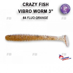 Vibro worm 3&quot; 11-75-30-6