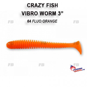 Vibro worm 3.4&quot; 12-85-64-6