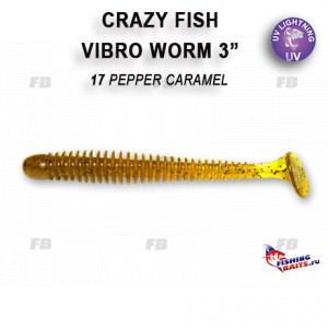 Vibro worm 3&quot; 11-75-17-6