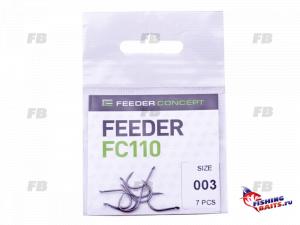Крючки FC FEEDER сер. FC110 разм.003 7шт.