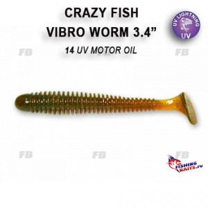 Vibro worm 3.4&quot; 12-85-14-6