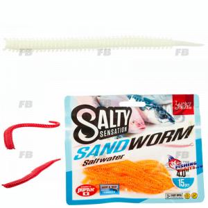 Черви съедобные искусственные LJ Salty Sensation SANDWORM 4.0in (10.16)/F33 15шт.