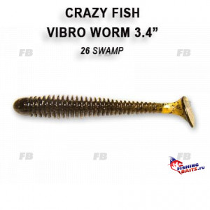 Vibro worm 3.4&quot; 12-85-26-6