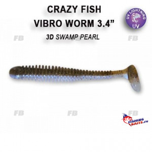 Vibro worm 3.4&quot; 13-85-3d-6