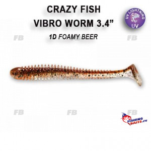 Vibro worm 3.4&quot; 13-85-1d-4