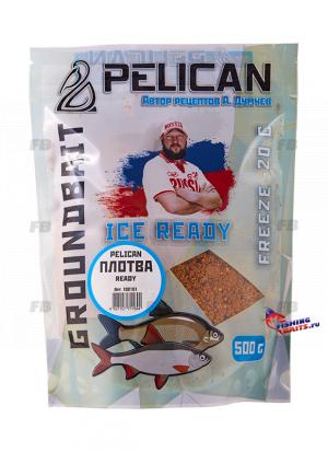 Прикормка зим. готовая Pelican 0.5кг ПЛОТВА