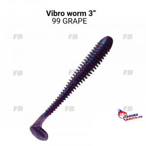 Vibro worm 3&quot; 11-75-99-6