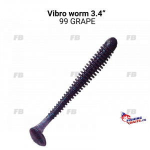 Vibro worm 3.4&quot; 12-85-99-6