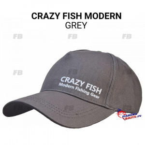 Кепка Crazy Fish Modern grey M