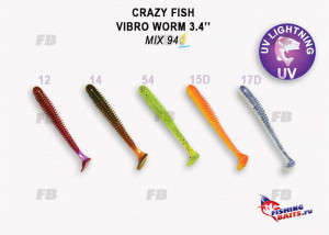 Vibro worm 3.4&quot; 12-85-M94-6-F