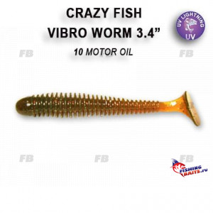 Vibro worm 3.4&quot; 12-85-10-6