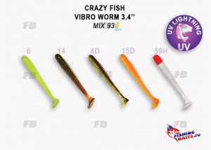 Vibro worm 3.4&quot; 12-85-M93-6-F